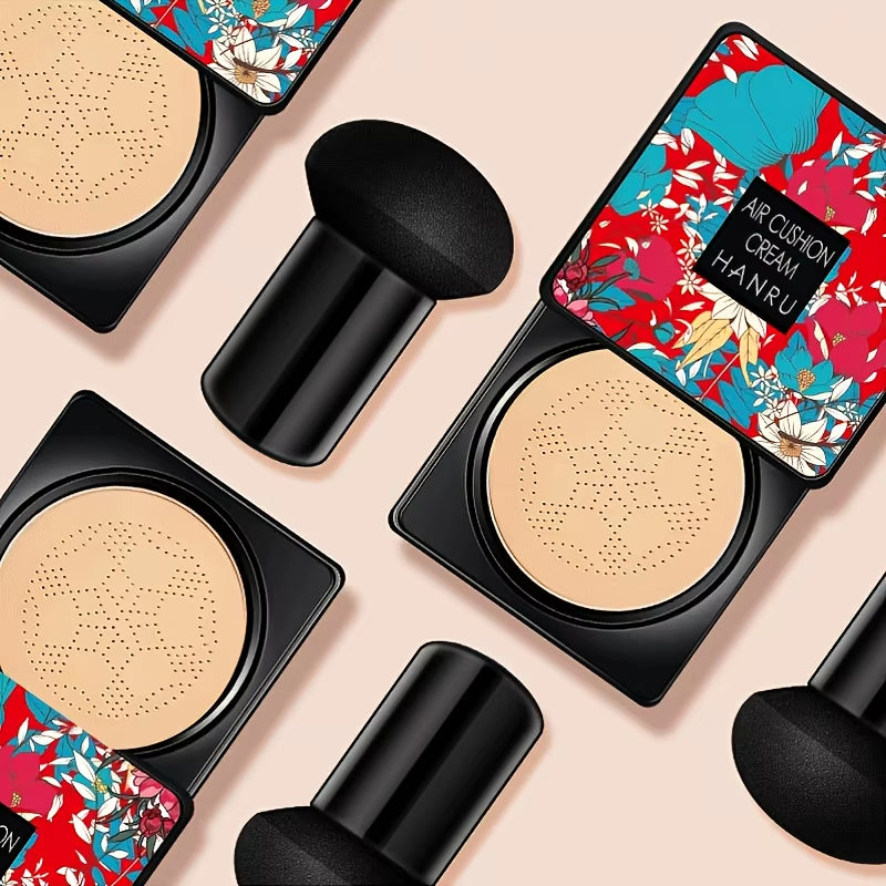 Mushroom Infused Air Cushion BB Cream for Moisturizing and Nourishing a Clear Complexion - Lightweight Formula