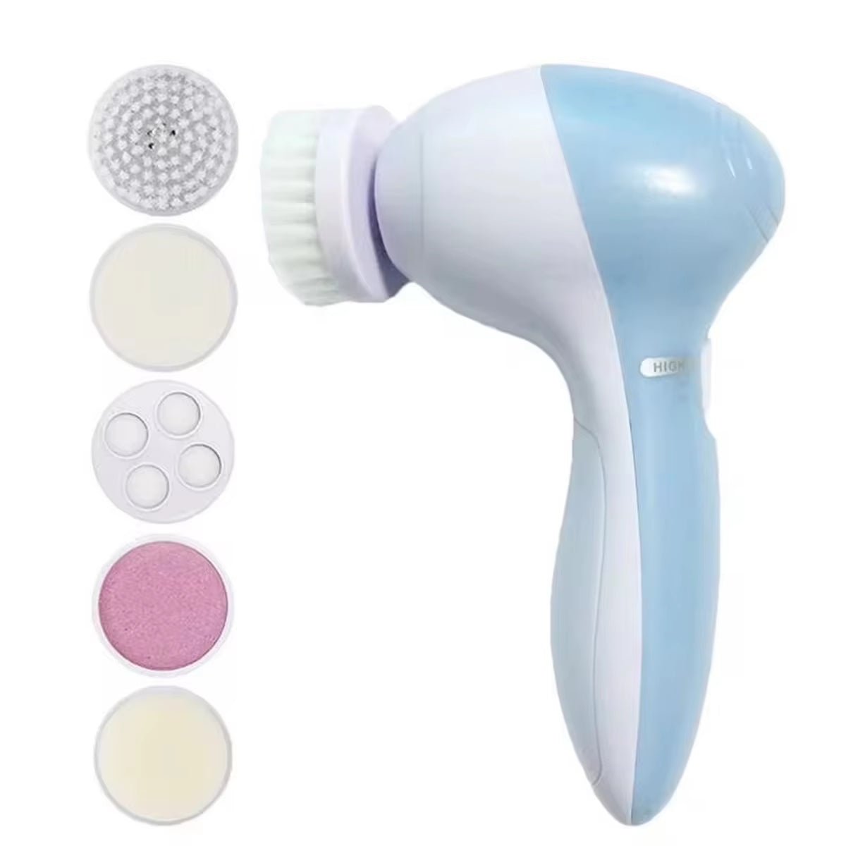 Electric Facial Cleansing Brush with Sonic Vibration and Exfoliating Features for Enhanced Skincare Routine