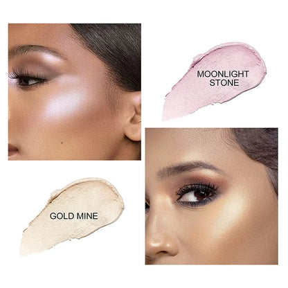 Halo Highlighter Stick - Illuminating Makeup Glitter for Contouring and Highlighting