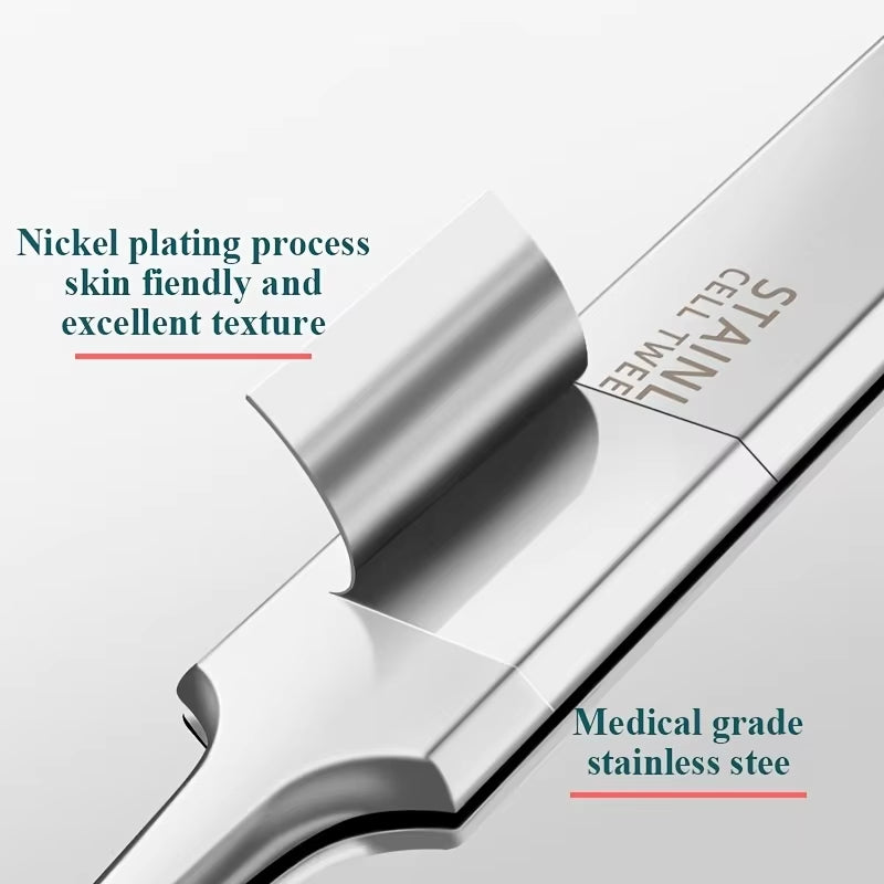 Stainless Steel Blackhead Removal Tweezers - Professional Comedone Extractor and Whitehead Removal Tool for Deep Cleansing