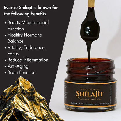 Organic Himalayan Shilajit with Complimentary Shipping