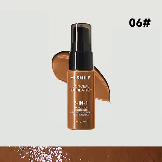 Matte Liquid Foundation with Oil Control, Concealer, and BB Cream - Waterproof, Long-Lasting, Full Coverage Face Base Makeup