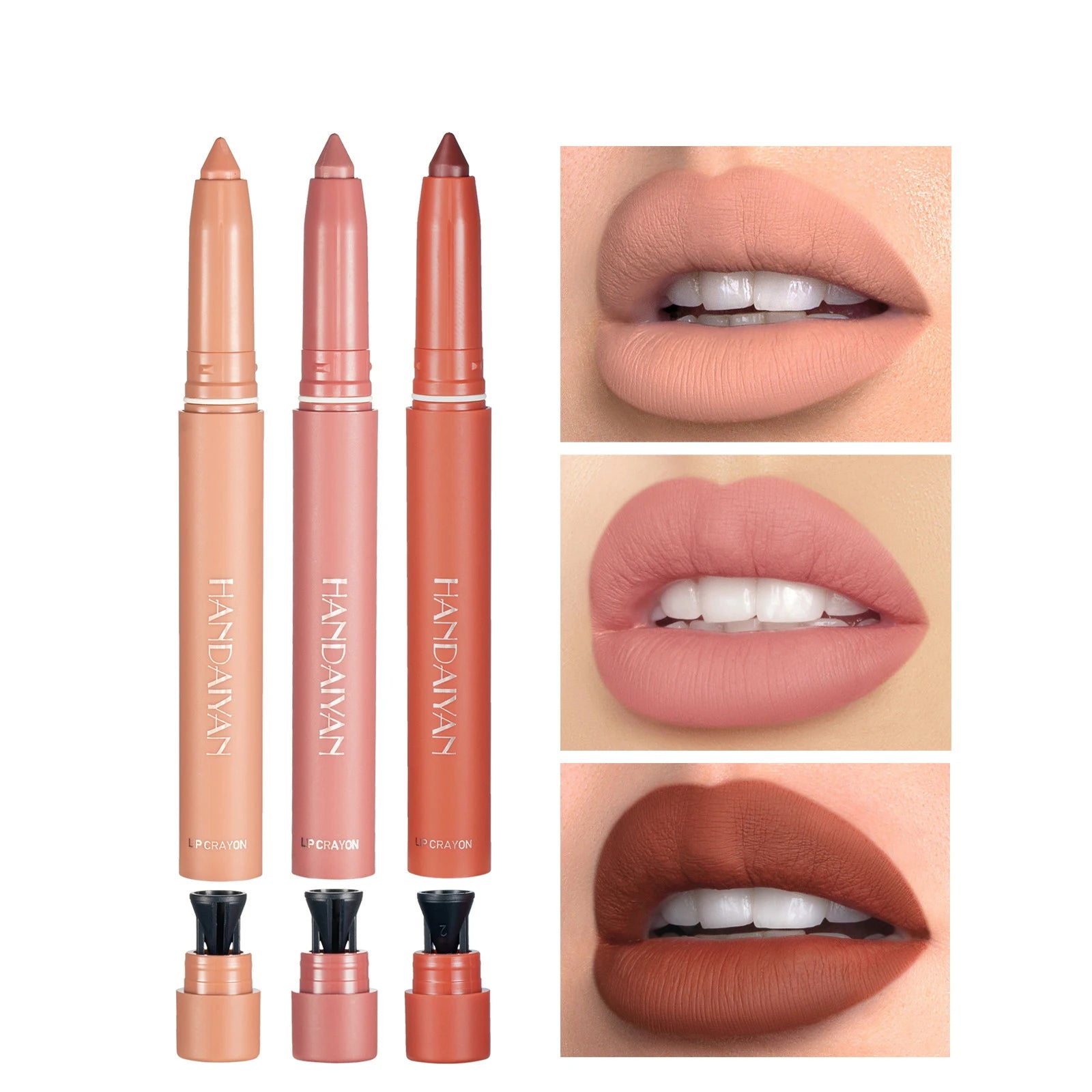 12-Color Waterproof Matte Lip Gloss Set with Nude Pink Shades and Long-Lasting Lip Liner Pen