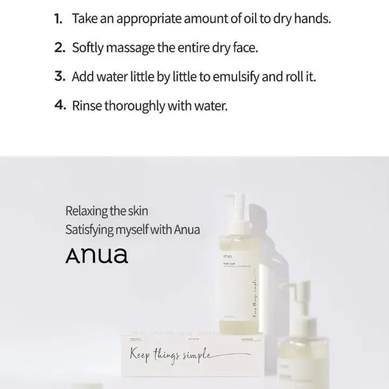 Anua Heartleaf Toner and Pore Control Cleansing Oil Set - 77% Soothing Formula