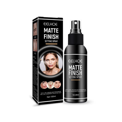 Matte Finish Makeup Setting Spray - Waterproof, Long-Lasting, Oil-Control, Refreshing Foundation Fixer