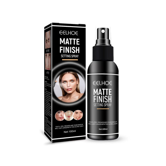 Matte Finish Makeup Setting Spray - Waterproof, Long-Lasting, Oil-Control, Refreshing Foundation Fixer