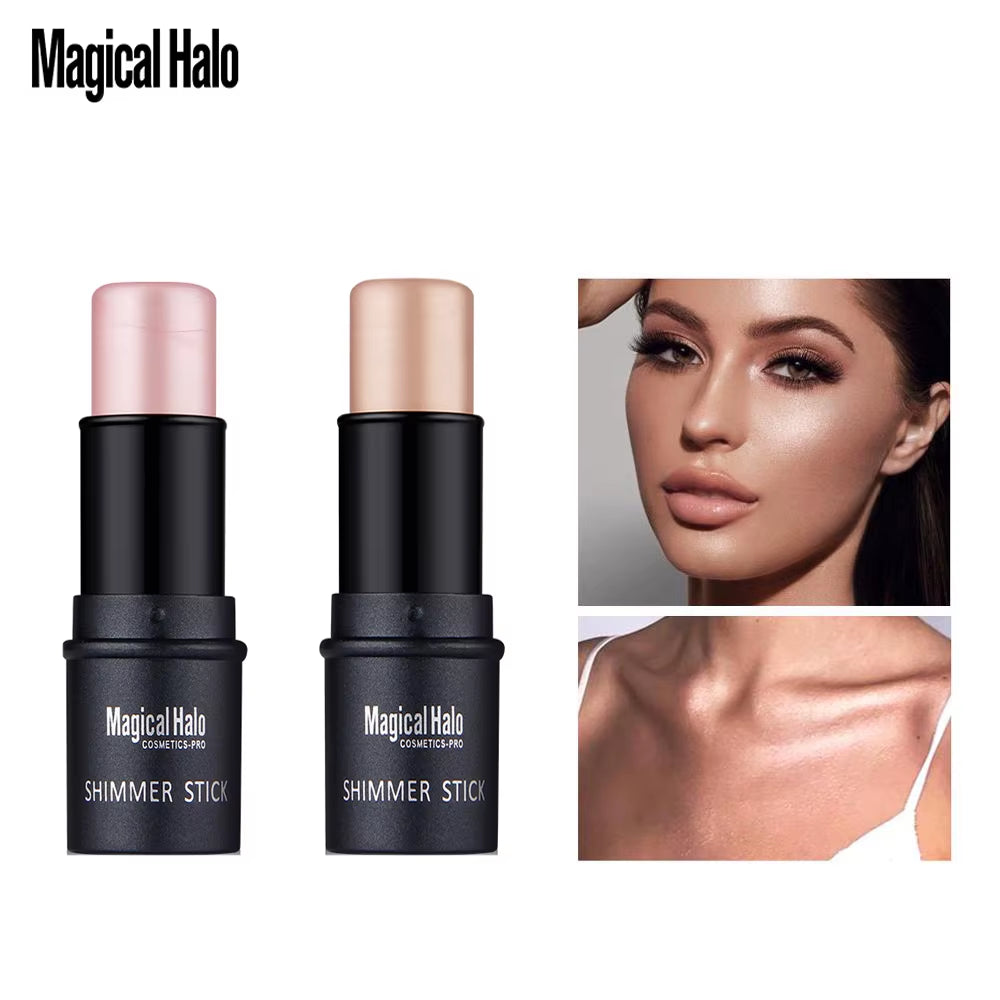 Halo Highlighter Stick - Illuminating Makeup Glitter for Contouring and Highlighting