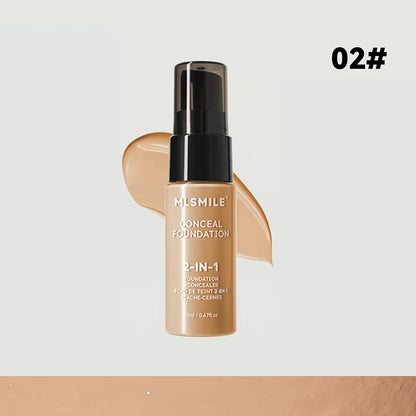 Matte Liquid Foundation with Oil Control, Concealer, and BB Cream - Waterproof, Long-Lasting, Full Coverage Face Base Makeup