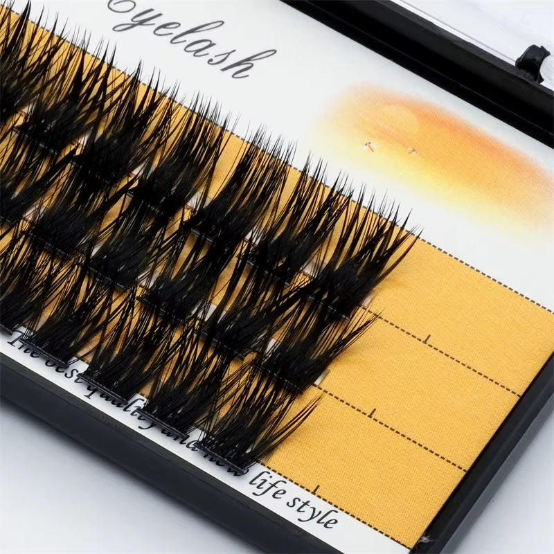 36 Clusters of 40D Segmented False Eyelashes for Natural-Looking Eyelash Extensions