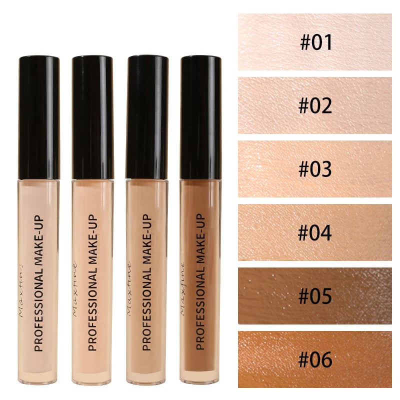 Matte High Coverage Waterproof Liquid Concealer for Oil Control and Long-Lasting Moisturization in Professional Face Makeup