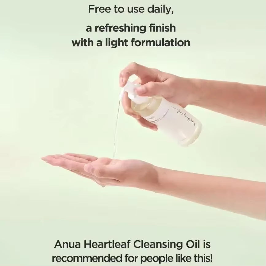 Anua Heartleaf Toner and Pore Control Cleansing Oil Set - 77% Soothing Formula