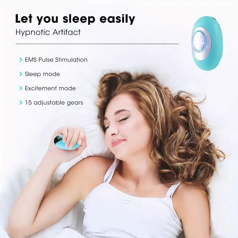 Handheld Sleep Aid Device with Adjustable Modes and 15 Settings for Enhanced Sleep Quality