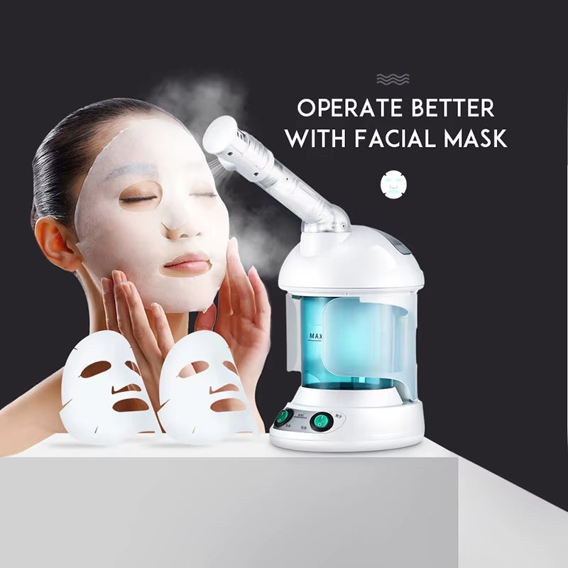 KSKIN Professional Ionic Facial Steamer and Portable Face Mist Spray