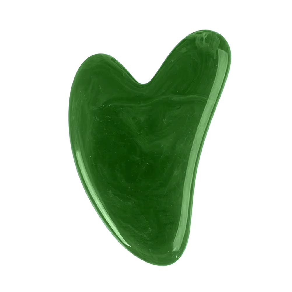 Natural Jade Gua Sha Scraper Board for Facial and Body Massage - Anti-Wrinkle Skin Care Tool