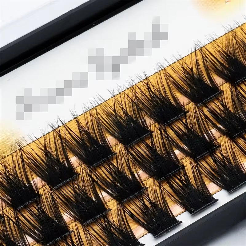 36 Clusters of 40D Segmented False Eyelashes for Natural-Looking Eyelash Extensions