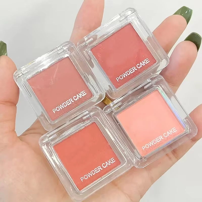 Matte Natural Face Blusher - Waterproof Cheek Tint for Contouring and Brightening - Soft Powder Makeup for Women (1 Piece)