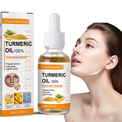 Turmeric Essential Oil Serum for Dark Spot Removal and Anti-Wrinkle Treatment - 100% Pure Therapeutic Grade Moisturizing Skin Care