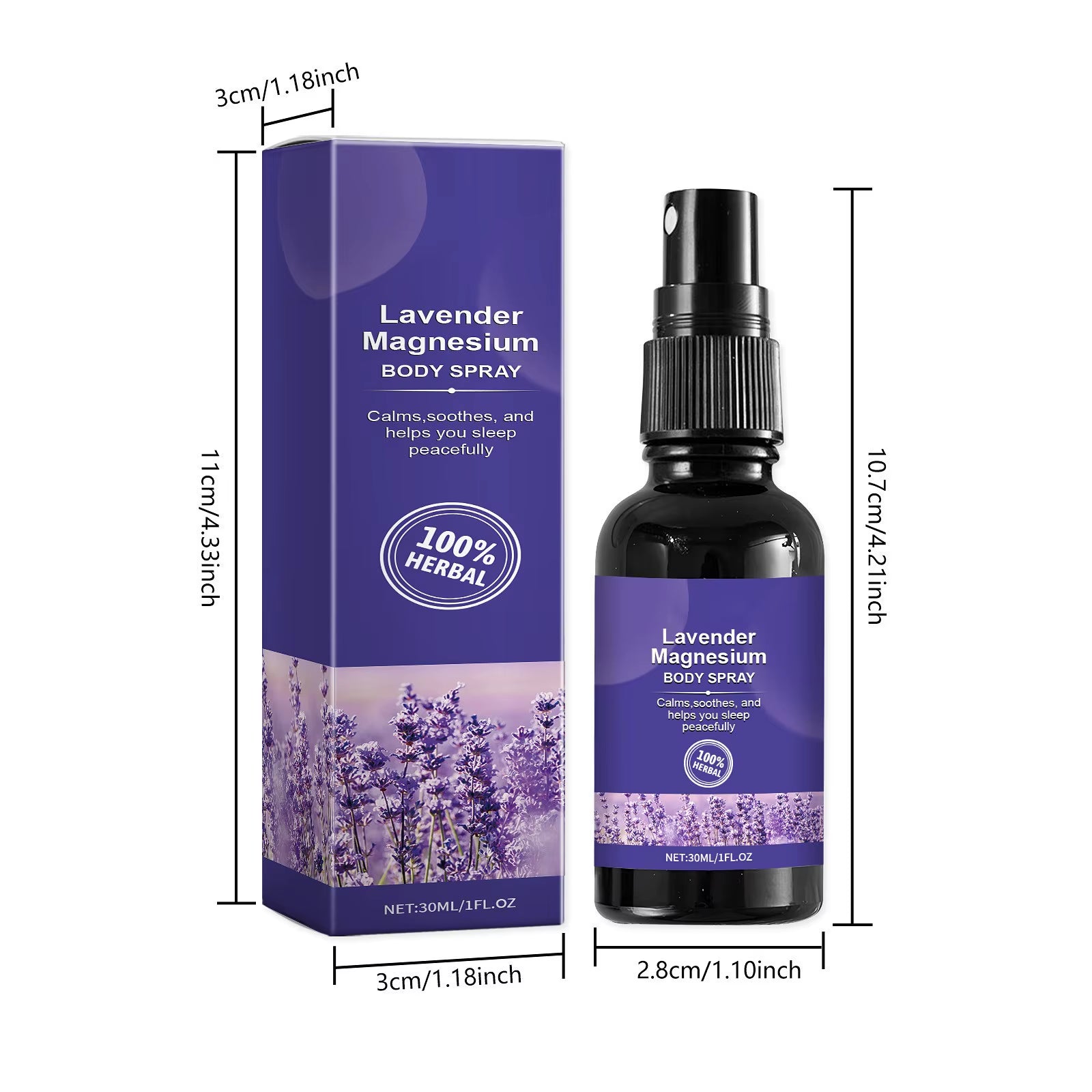 Lavender Vanilla Aromatherapy Sleep Spray - 30ml Pillow Mist for Deep Sleep and Relaxation